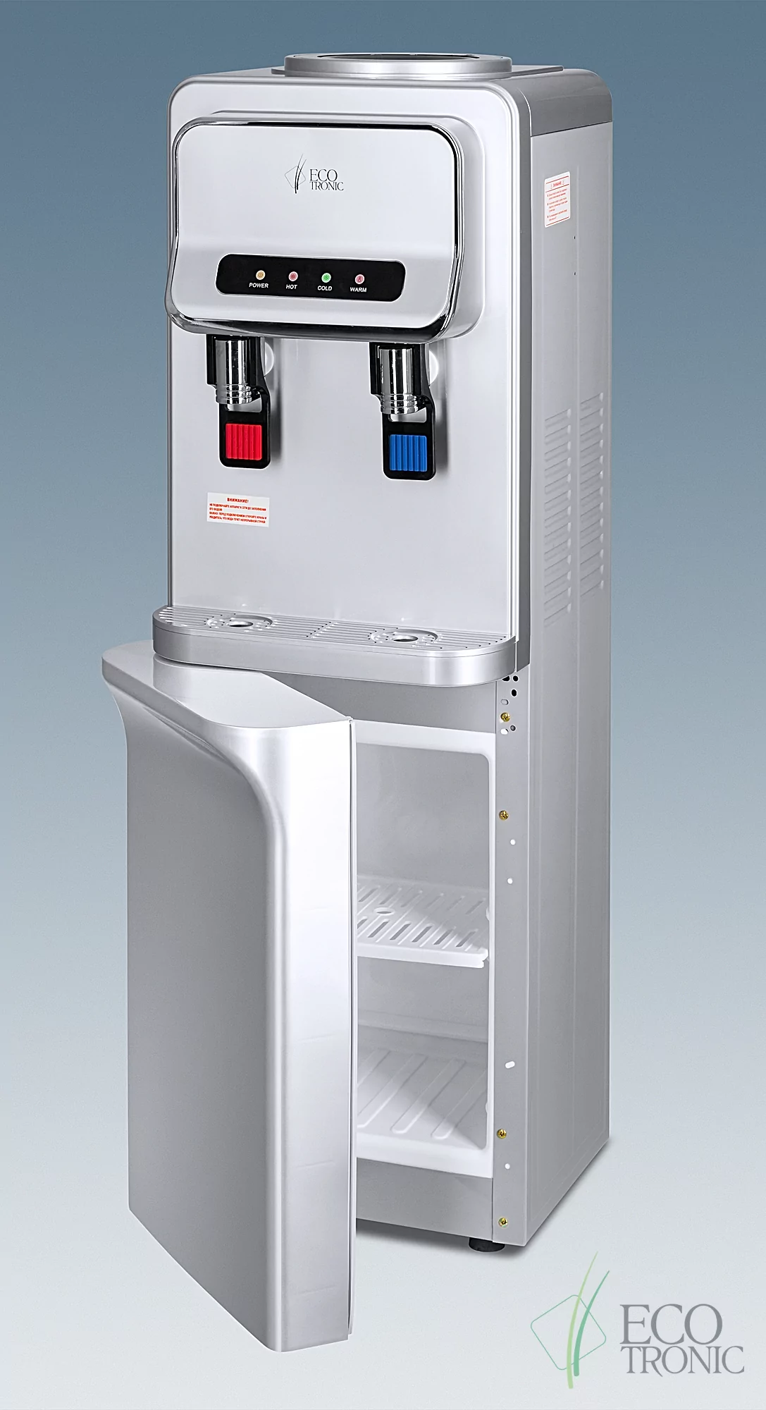 Кулер Ecotronic V32-LCE silver со шкафчиком