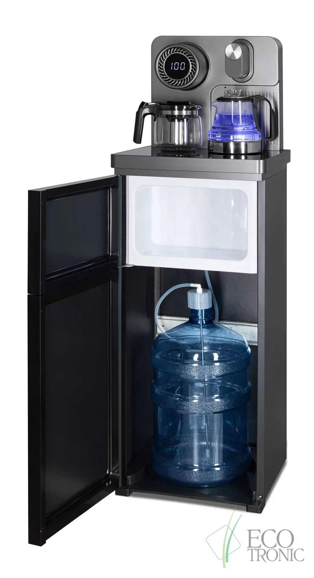 Кулер с чайным столиком Тиабар Ecotronic TB51-LNR grey